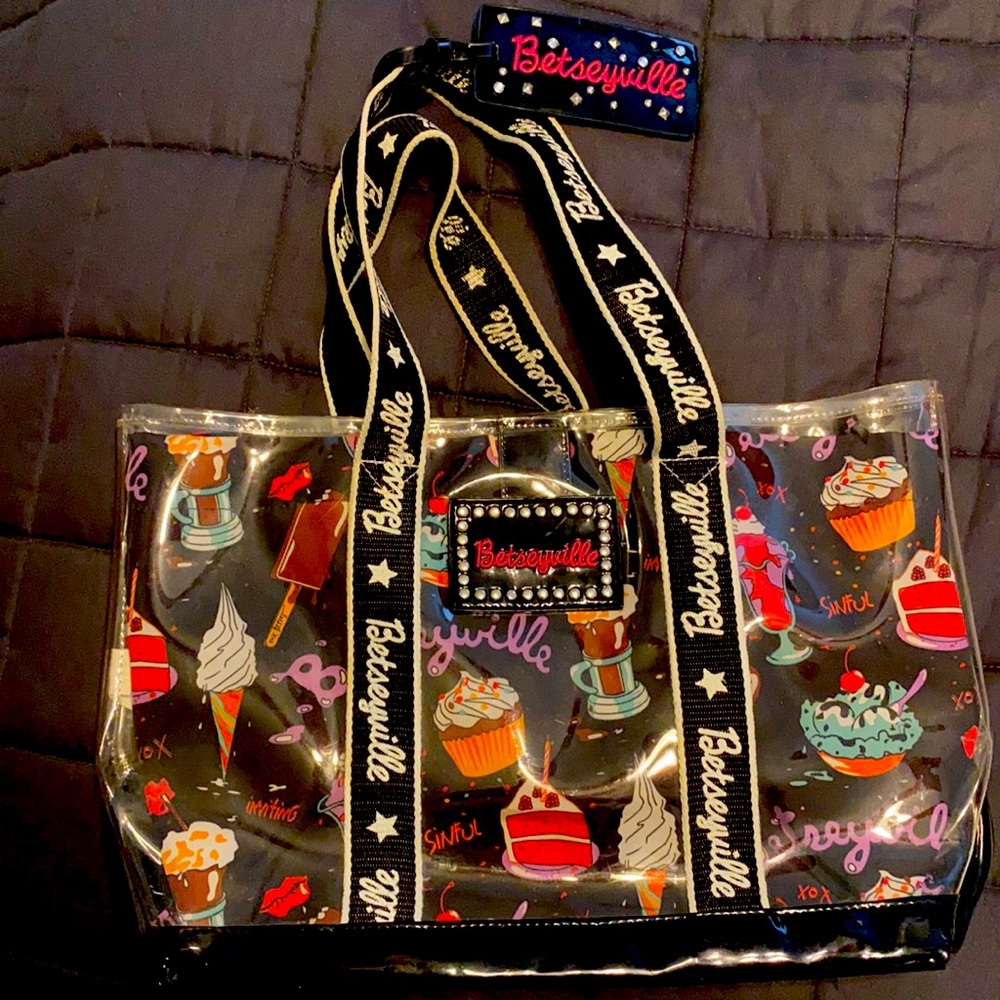 Betsey Johnson sweet treats tote purse